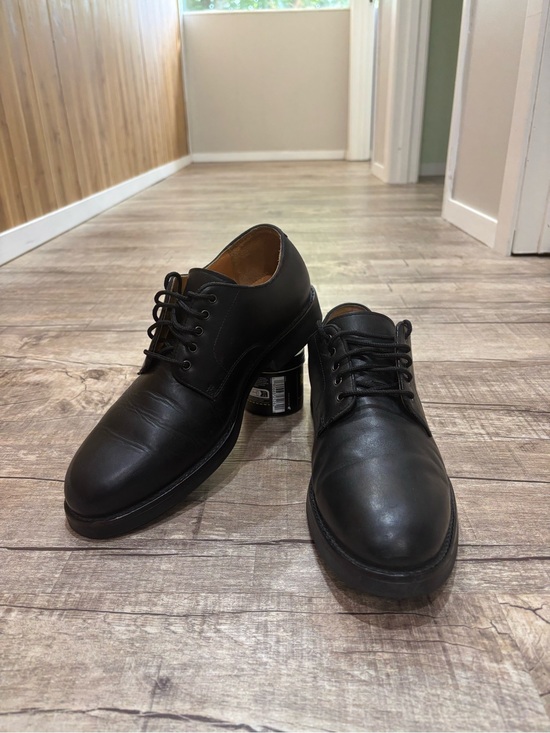 Ralph Lauren Polo Golf Other - Ralph Lauren Polo Men's Black Leather Derby Lace-Up Shoes Size 10D